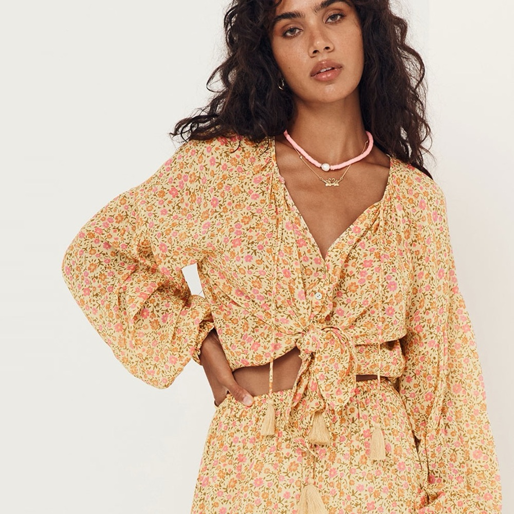 Spell & The Gypsy Rae Blouse in Yellow